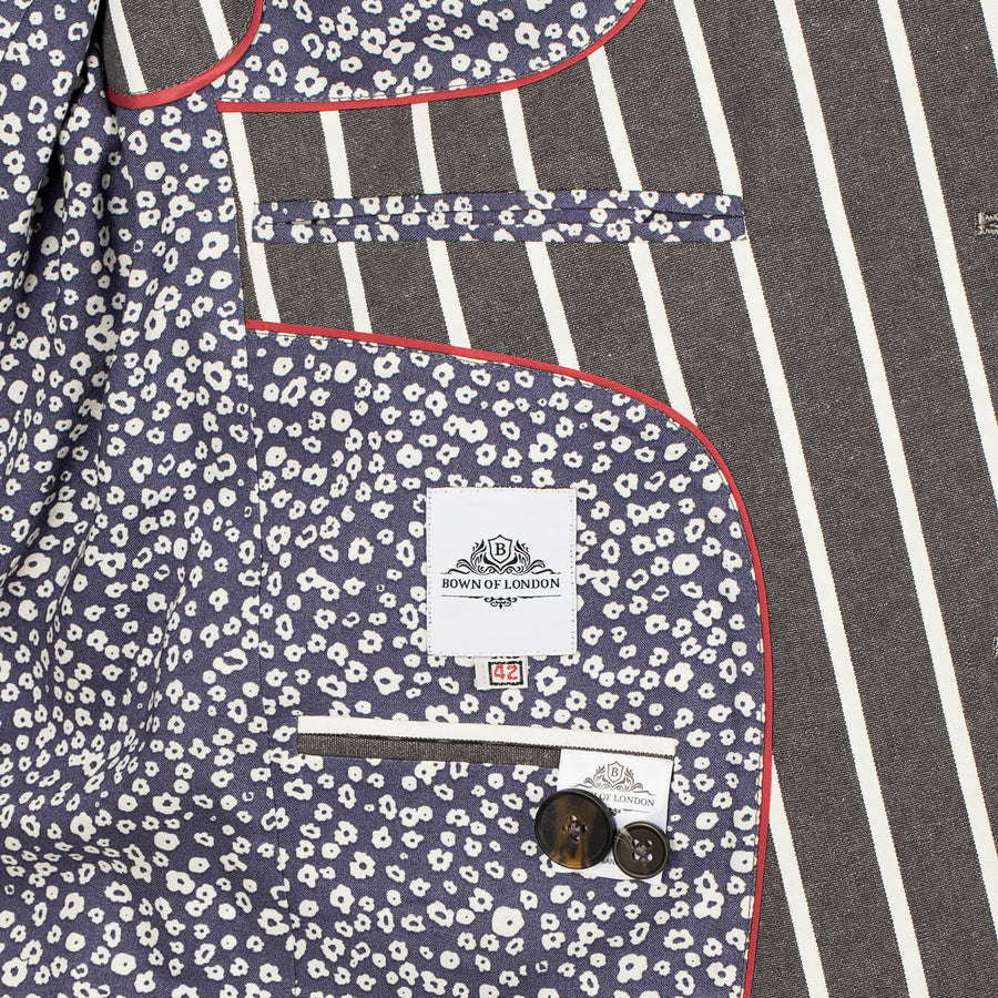 Chelsea Striped Summer Blazer - View 6 - Bown of London