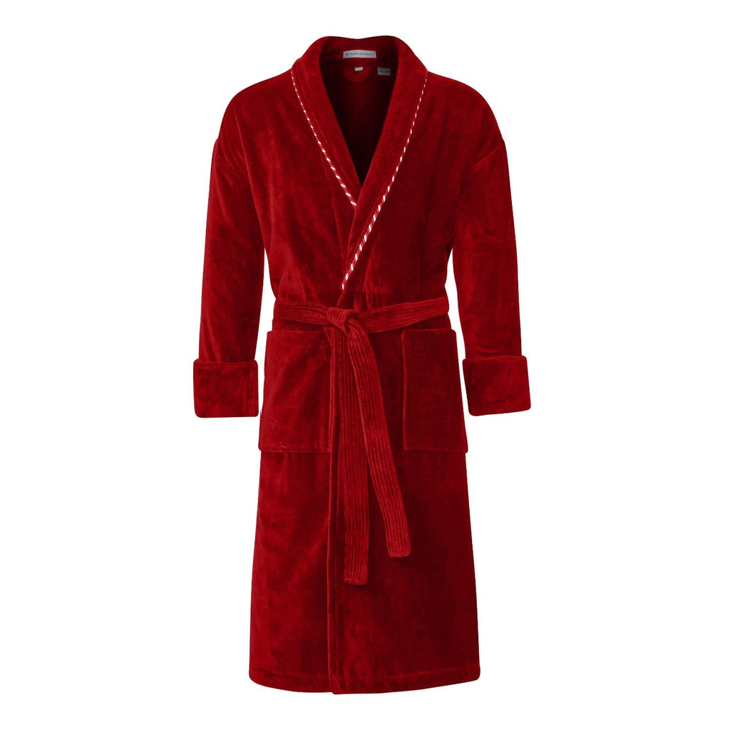 Men's Robe front - Earl Claret | Bown of London