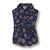 Lightweight Bathrobe folded - Gatsby Paisley Blue | Bown of London