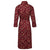 Lightweight Men's Robe back - Gekko Claret | Bown of London