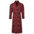 Lightweight Men's Robe front - Gekko Claret | Bown of London