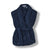 Women's Nua Cotton Bathrobe folded - Navy Blue | Bown of London