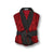 Clarke  Men's Short Smoking Jacket folded - Claret | Bown of London