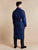 Sherlock Men's Long Smoking Jacket - model back photo | Bown of London