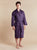 Lightweight Men's Bathrobe model photo front - Berkley | Bown of London