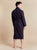 Lightweight Men's Bathrobe back model photo - Atlas Gray | Bown of London