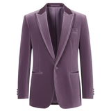 Made to measure Men's Single Breasted Purple Jacket