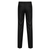 Mens wool rich black trouser with satin stripe