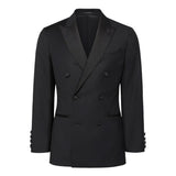 Made to measure Men's Double Breasted Black Tuxedo and Trousers
