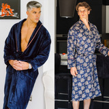 Heavyweight Navy Robe & Lightweight Blue Robe