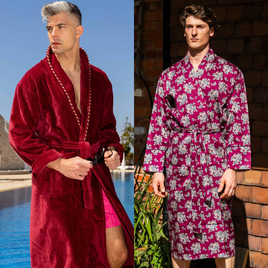 Heavyweight Burgundy Robe & Lightweight Wine Robe