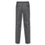 Mens wool mix trouser with black satin stripe