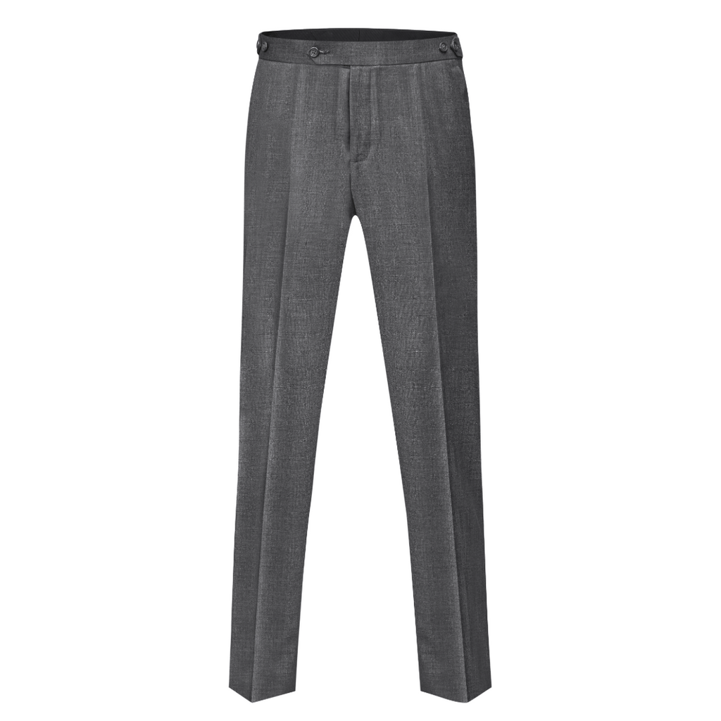 grey suit trousers