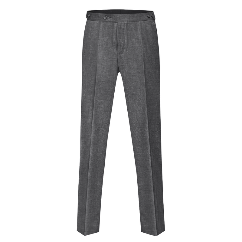 grey suit trousers