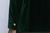 Made to Measure Green Italian Velvet Nehru Collar Jacket