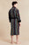 Dundee Men's Striped Bathrobe - Model Back | Bown of London