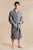 Europa Mens Bathrobe - Model Front | Bown of London