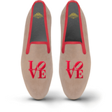 Women's Velvet Loafer/Slipper Shoe Love