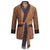 midas short gold smoking jacket - front | Bown of London