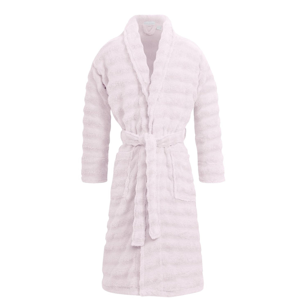 Oceania Pale Pink Womens Bathrobe - Front | Bown of London