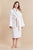 Oceania Pale Pink Womens Bathrobe - Model Front | Bown of London