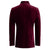 Made to Measure Double Breasted Mens Italian Velvet Smoking Jacket - Burgundy