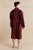 Regent Men's Striped Bathrobe - Model Back | Bown of London