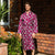 Lightweight Wine Gatsby Robe & Burgundy Velvet Loafer