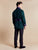 Russborough Mens Green Smoking Jacket - Model Back | Bown of London