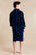 Salcombe Men's Bathrobe - Model Back | Bown of London