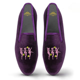 Women's Velvet Loafer/Slipper Shoe Bring On The Dancing Girls