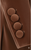 Close-up of a brown coat with button details - Bown of London