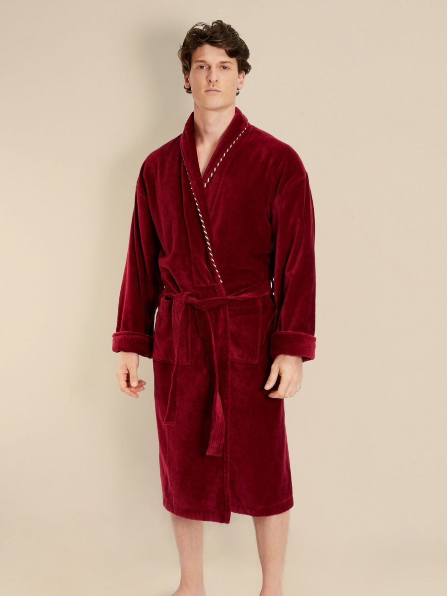 Men's Robe - Earl Claret