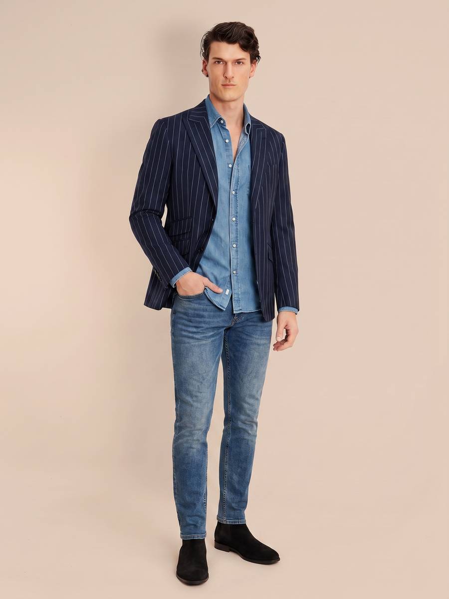 Surfside Summer Striped Blazer