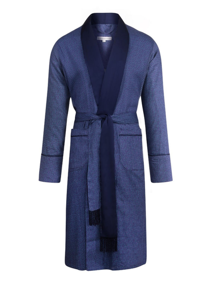 Lightweight Men's Dressing Gown - Oxford