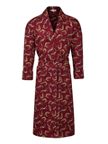 Lightweight Men's Robe - Gekko Claret