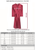 Lightweight Men's Bathrobe - Tosca Red