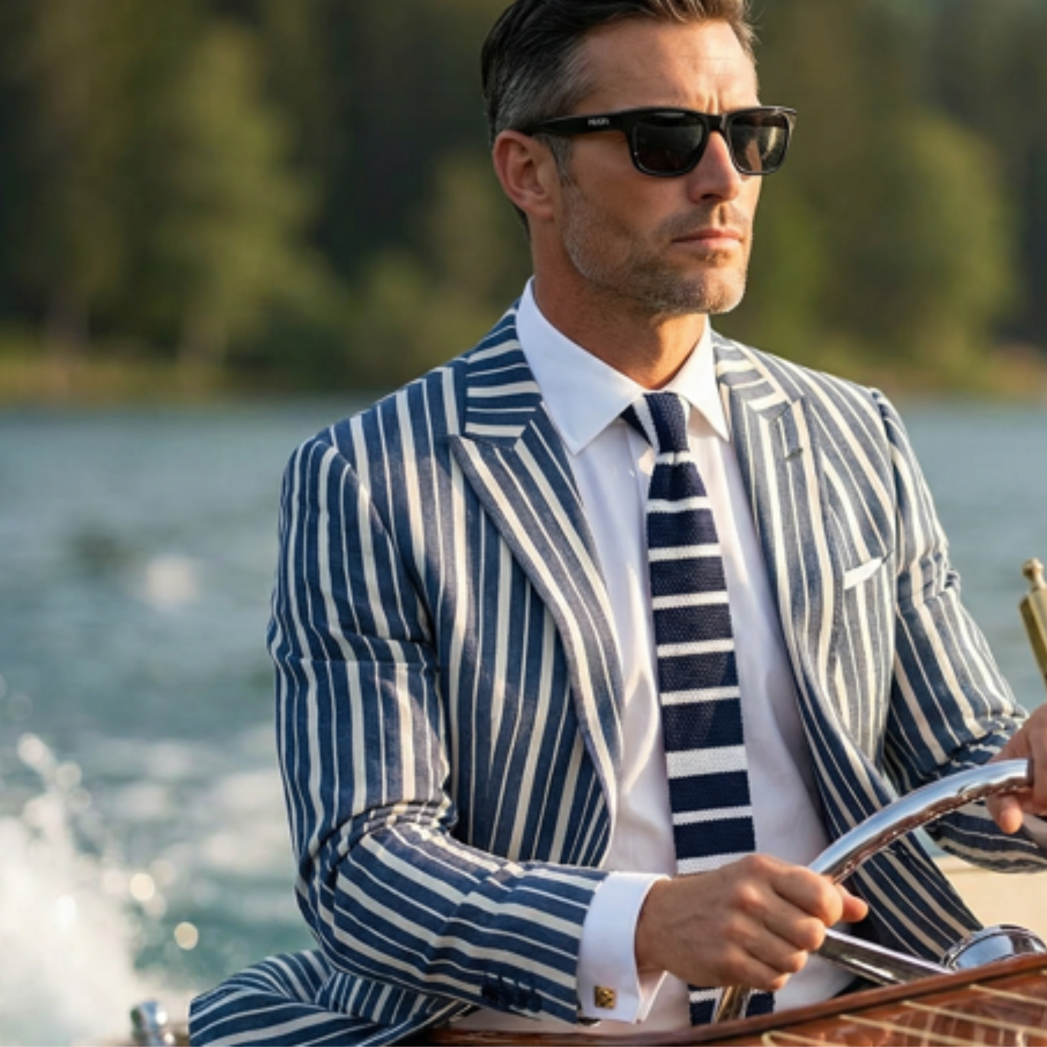 Shearwater Striped Blazer