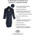 10 reasons to own Women's Heavyweight Nua Cotton Bathrobe - Navy Blue