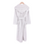 Women's Hooded Nua Cotton Bathrobe - Pale Gray Product Back View Of Bathrobe