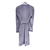 Lunar Ladies Velvet Robe in Grey Back View